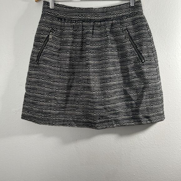 Burberry Brit Mini Skirt Women 8 Tweed Academia Preppy